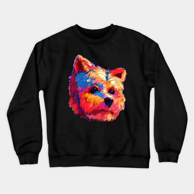 Yorkshire Terrier Dog Crewneck Sweatshirt by mailsoncello